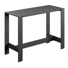 Load image into Gallery viewer, Tahoe 59 Inch Rectangle Outdoor Patio Aluminum Bar Table by Modway