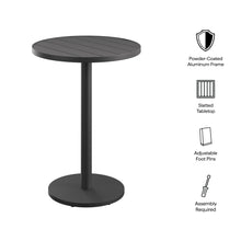 Load image into Gallery viewer, Tahoe 31 Inch Round Outdoor Patio Aluminum Bar Table by Modway
