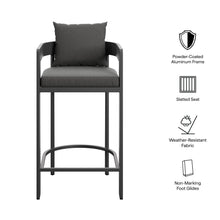 Load image into Gallery viewer, Tahoe Outdoor Patio Patio Aluminum Bar Chair by Modway