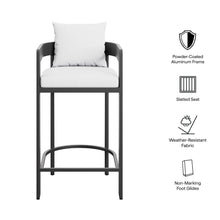 Load image into Gallery viewer, Tahoe Outdoor Patio Patio Aluminum Bar Chair by Modway
