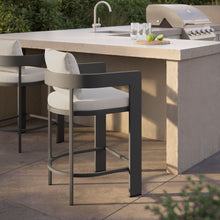 Load image into Gallery viewer, Tahoe Outdoor Patio Patio Aluminum Counter Stool by Modway