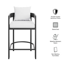 Load image into Gallery viewer, Tahoe Outdoor Patio Patio Aluminum Counter Stool by Modway