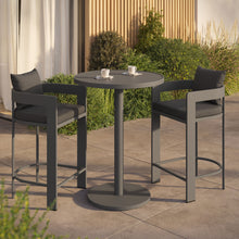 Load image into Gallery viewer, Tahoe 3-Piece Outdoor Patio Aluminum Bar Set by Modway