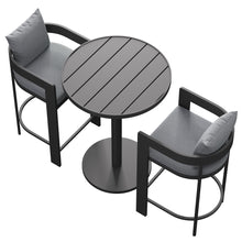 Load image into Gallery viewer, Tahoe 3-Piece Outdoor Patio Aluminum Bar Set by Modway