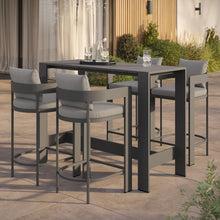 Load image into Gallery viewer, Tahoe 5-Piece Outdoor Patio Bar Table Set by Modway