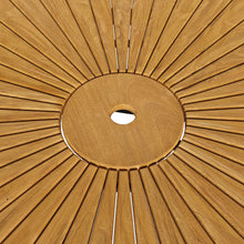 Load image into Gallery viewer, Cielo 59" Sunburst Outdoor Patio Teak Dining Table by Modway