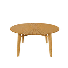 Load image into Gallery viewer, Cielo 59" Sunburst Outdoor Patio Teak Dining Table by Modway