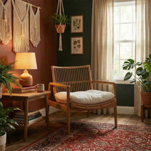 Load image into Gallery viewer, Tula Wood Rattan Lounge Chair by Modway