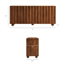 Load image into Gallery viewer, Sorren 72 Inch Scalloped Wood 4-Door Sideboard by Modway