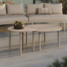 Load image into Gallery viewer, Porta 2 Piece Nesting Outdoor Patio Aluminum Coffee Table Set by Modway