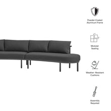 Load image into Gallery viewer, Porta 3 Piece Outdoor Patio Aluminum Modular Sofa by Modway