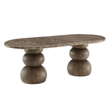 Load image into Gallery viewer, Pietra Indoor Outdoor Patio Oval Dining Table by Modway