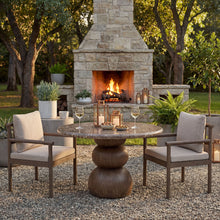 Load image into Gallery viewer, Pietra Indoor Outdoor Patio Round Dining Table by Modway