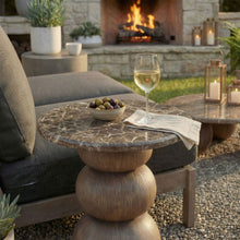 Load image into Gallery viewer, Pietra Indoor Outdoor Patio Round Side Table by Modway