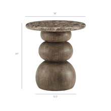 Load image into Gallery viewer, Pietra Indoor Outdoor Patio Round Side Table by Modway
