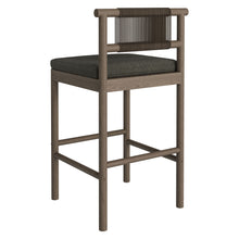 Load image into Gallery viewer, Eleni Outdoor Patio Teak Wood Bar Stools Set of 2 by Modway