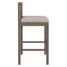 Load image into Gallery viewer, Eleni Outdoor Patio Teak Wood Bar Stools Set of 2 by Modway