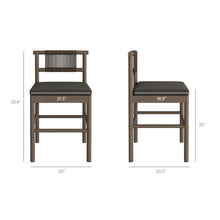 Load image into Gallery viewer, Eleni Outdoor Patio Teak Wood Counter Stools Set of 2 by Modway