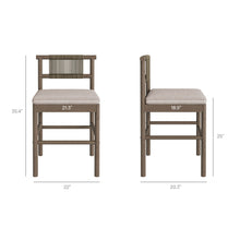 Load image into Gallery viewer, Eleni Outdoor Patio Teak Wood Counter Stools Set of 2 by Modway