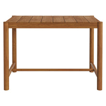 Load image into Gallery viewer, Eleni Rectangle 56-Inch Outdoor Patio Teak Wood Rectangular Bar Table by Modway