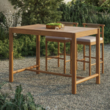 Load image into Gallery viewer, Eleni Rectangle 56-Inch Outdoor Patio Teak Wood Rectangular Bar Table by Modway
