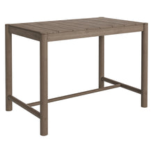 Load image into Gallery viewer, Eleni Rectangle 56-Inch Outdoor Patio Teak Wood Rectangular Bar Table by Modway