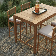 Load image into Gallery viewer, Eleni 5-Piece Outdoor Patio Teak Wood Bar Set by Modway