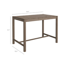 Load image into Gallery viewer, Eleni 5-Piece Outdoor Patio Teak Wood Bar Set by Modway