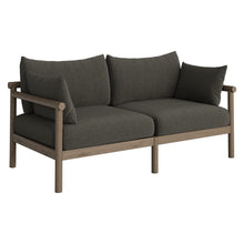 Load image into Gallery viewer, Eleni 4-Piece Outdoor Patio Teak Wood Sofa Set by Modway
