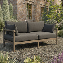 Load image into Gallery viewer, Eleni Outdoor Patio Teak Wood Loveseat by Modway