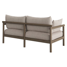 Load image into Gallery viewer, Eleni Outdoor Patio Teak Wood Loveseat by Modway