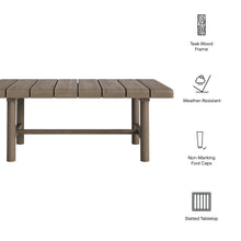 Load image into Gallery viewer, Eleni 41-Inch Outdoor Patio Teak Wood Coffee Table by Modway