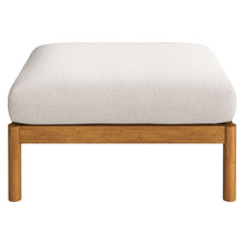 Load image into Gallery viewer, Eleni Square Outdoor Patio Teak Wood Ottoman by Modway