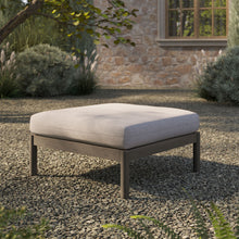 Load image into Gallery viewer, Eleni Square Outdoor Patio Teak Wood Ottoman by Modway