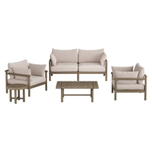 Load image into Gallery viewer, Eleni 5-Piece Outdoor Patio Teak Wood Furniture Set by Modway