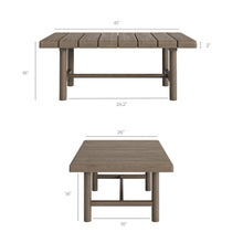 Load image into Gallery viewer, Eleni 4-Piece Outdoor Patio Teak Wood Sofa Set by Modway