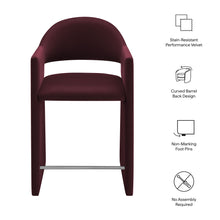 Load image into Gallery viewer, Talia 37 Inch Performance Velvet Counter Stool by Modway