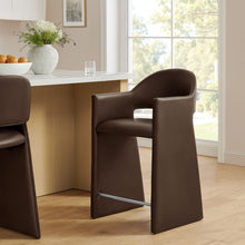 Load image into Gallery viewer, Talia 37 Inch Vegan Leather Counter Stool by Modway