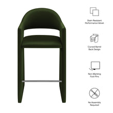 Load image into Gallery viewer, Talia 41 Inch Performance Velvet Bar Stool by Modway