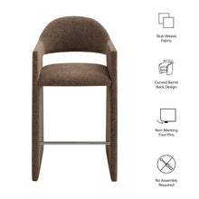 Load image into Gallery viewer, Talia 41 Inch Upholstered Fabric Bar Stool by Modway