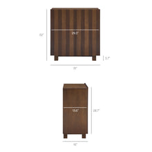 Load image into Gallery viewer, Kline 2-Door Striped Accent Cabinet by Modway