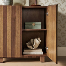 Load image into Gallery viewer, Kline 2-Door Striped Accent Cabinet by Modway