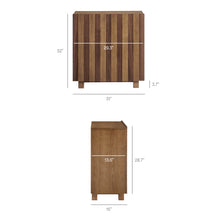 Load image into Gallery viewer, Kline 2-Door Striped Accent Cabinet by Modway