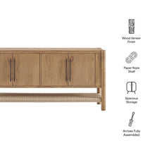 Load image into Gallery viewer, Taschen 4-Door Wood Sideboard Cabinet by Modway