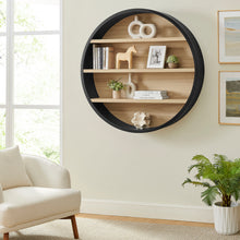 Load image into Gallery viewer, Romy 47" Round Wall Book Shelf by Modway
