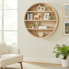 Load image into Gallery viewer, Romy 47" Round Wall Book Shelf by Modway