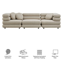 Load image into Gallery viewer, Jubilee 3-Piece Upholstered 3-Piece Modular Sofa Set by Modway