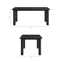 Load image into Gallery viewer, Alvia 6-Piece Oak Wood Dining Table and Seating Set by Modway