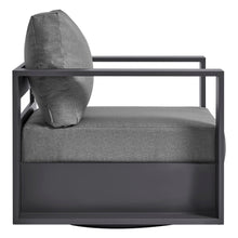 Load image into Gallery viewer, Tahoe Outdoor Patio Powder-Coated Aluminum Swivel Armchair by Modway