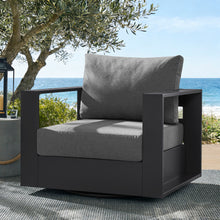 Load image into Gallery viewer, Tahoe Outdoor Patio Powder-Coated Aluminum Swivel Armchair by Modway